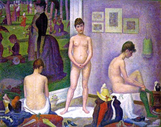 Seurat georges Pierre  Le modelle