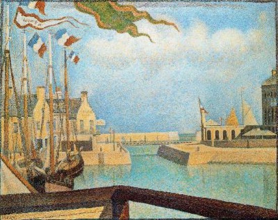 Seurat George Pierre Sunday at Port en Bessin