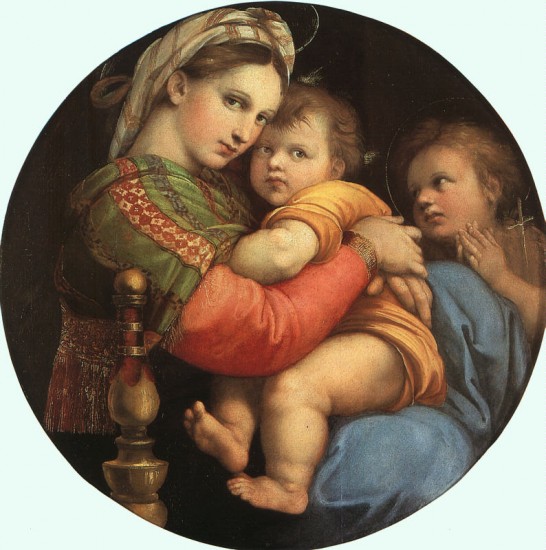 Raffaello Sanzio   la Madonna della Seggiola