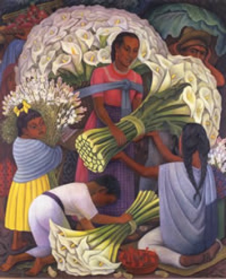 Rivera Diego  Mercanti di fiori