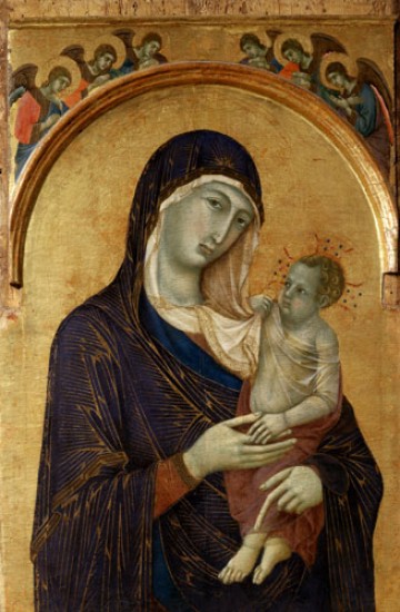 Duccio da Boninsegna Madonna con il Bambino e sei angeli