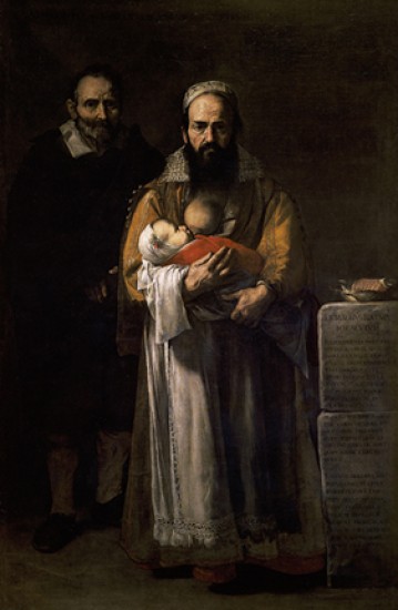 Jos de Ribera Maddalena Ventura and her Husband 