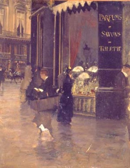 De Nittis giuseppe  La parfumerie violet