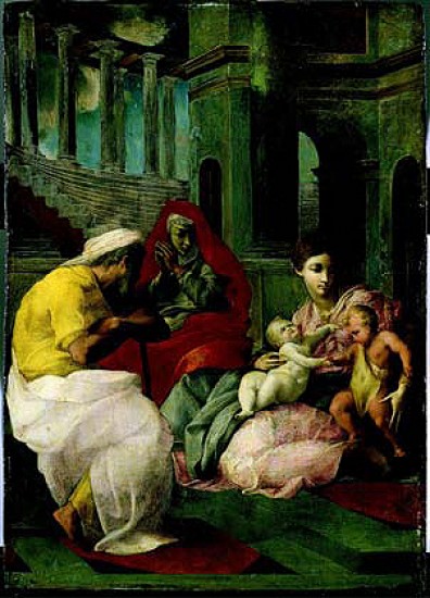 Primaticcio La santa famiglia