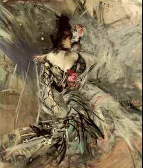 Boldini Giovanni  ballerina Spagnola al Moulin Rouge