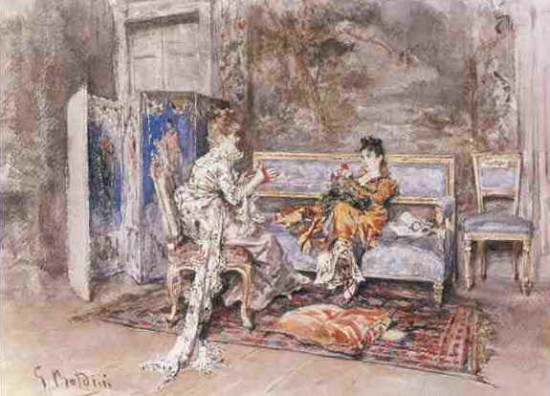 Boldini Giovanni Conversazione