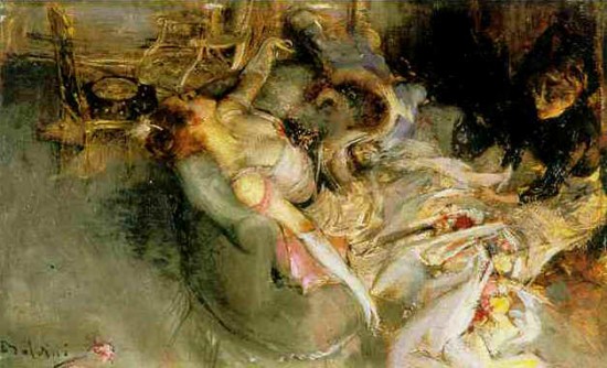 Boldini Giovanni  Dopo il ballo