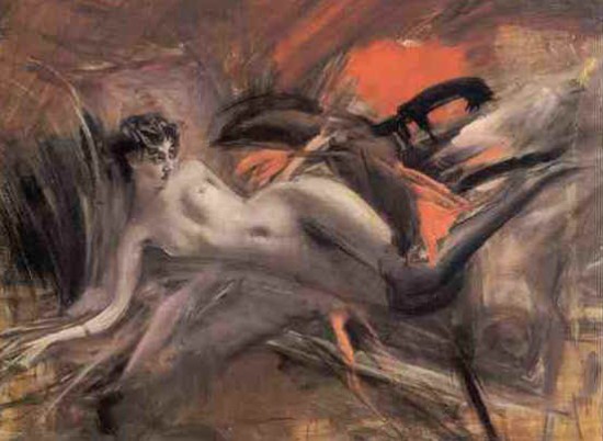 Boldini Giovanni Nudo reclinato