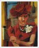 Guttuso Renato Ritratto di Mimise con il cappello rosso, 