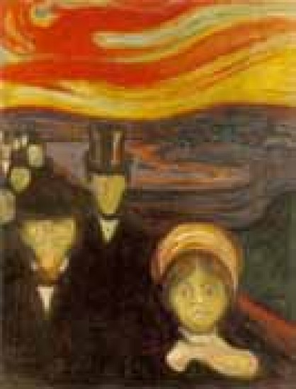 Munch Edward  Angoscia