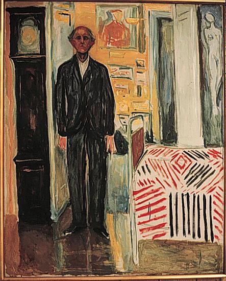 Munch Edward  Tra il letto e l' 0rologio ,1940