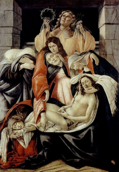 Botticelli Sandro  Compianto sul Cristo morto