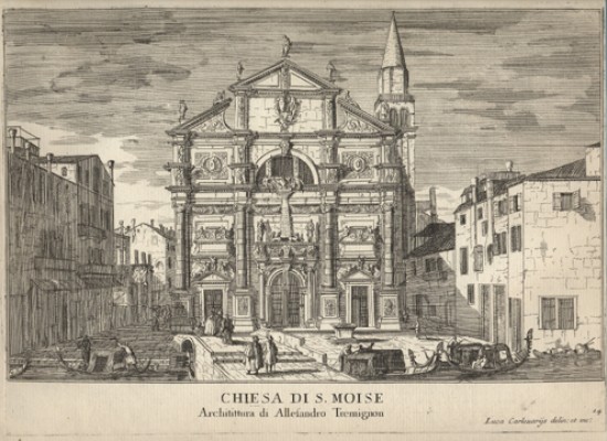 Carlevarijs Luca Chiesa di San Mois.