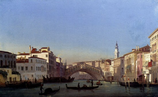 Caffi Ippolito Il ponte di Rialto