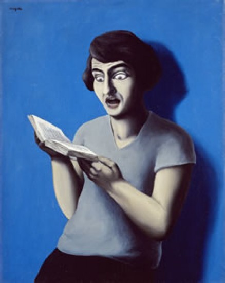 Magritte Renè La Lectrice soumise. 