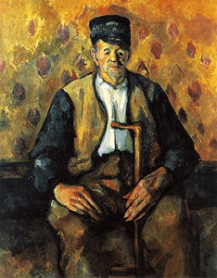 Cezanne Contadino seduto