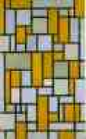 Mondrian, Piet Composition with Gray and Light Brown