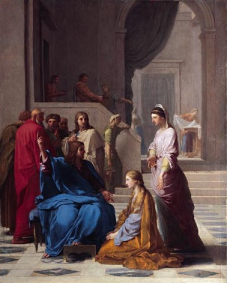 Eustache Le Sueur Le Christ chez Marthe et Marie