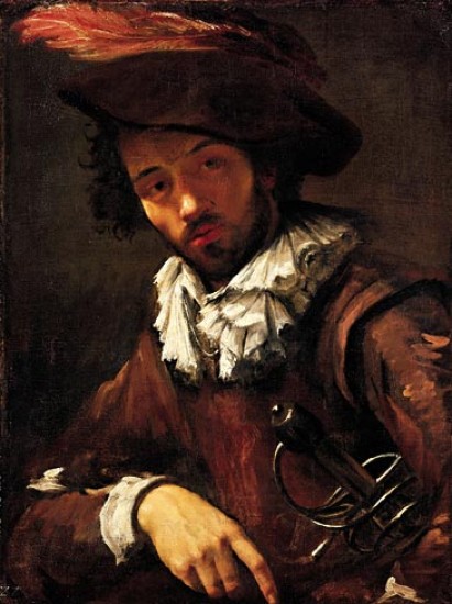 Simon Vouet Portrait dhomme, dit Le spadassin