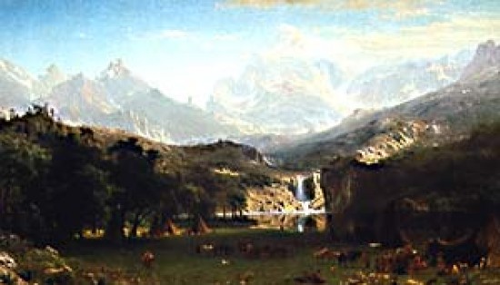 Bierstadt Le montagne rocciose