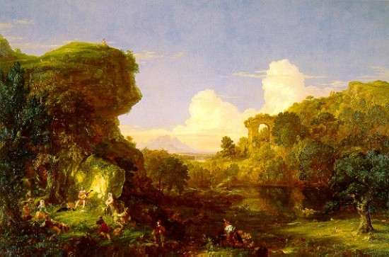 Cole Thomas Italian Landscape, 