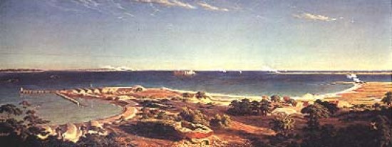 Bierstadt Albert The Bombardment of Fort Sumter,
