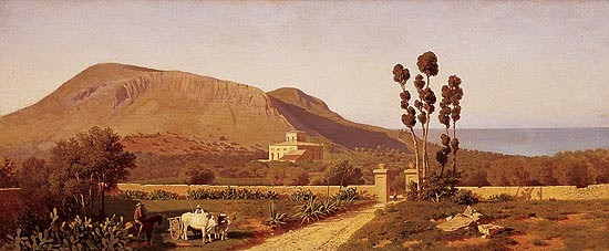 Lojacono Francesco Veduta di Monte Catalfano