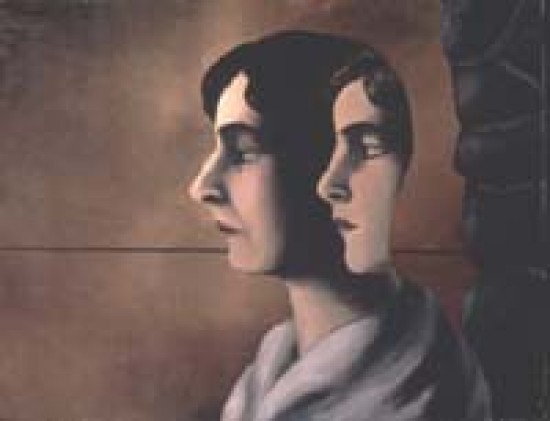 Magritte Rene  Le regard perdù