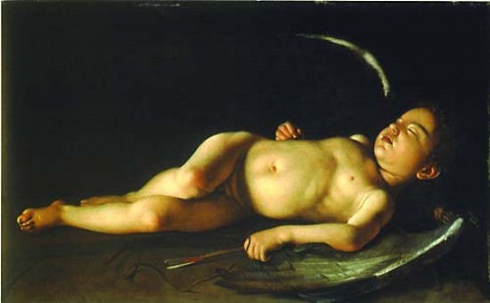 caravaggio Amore dormiente