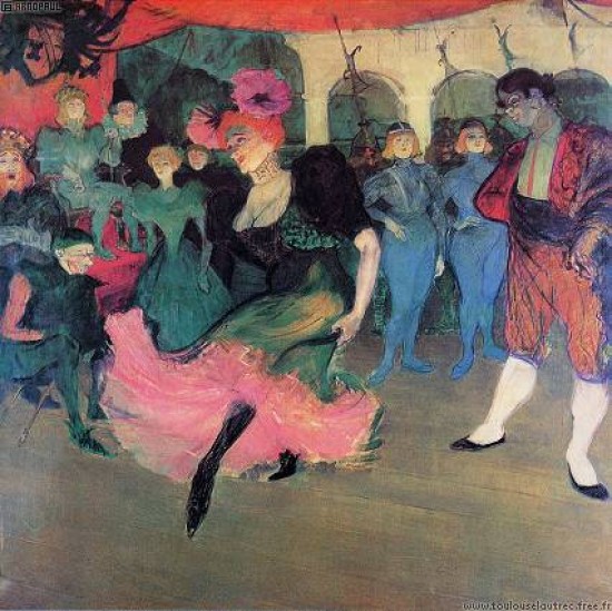 Toulouse Lautrec Marcelle Lender dansant le bolro.