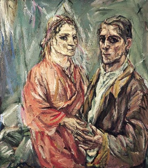 Kokoschka Oskar Double portrait  Kokoschka et Alma Mahler)