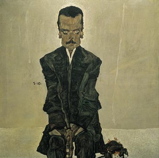 Schiele Egon Portrait de l'éditeur Eduard Kosmack