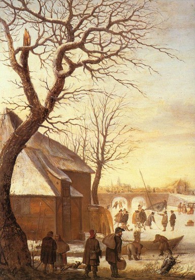 Avercamp Hendrick Winter scene, 