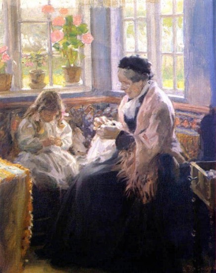 Tuxen laurits Madre e figlia