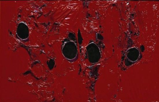 Burri  Rosso plastica