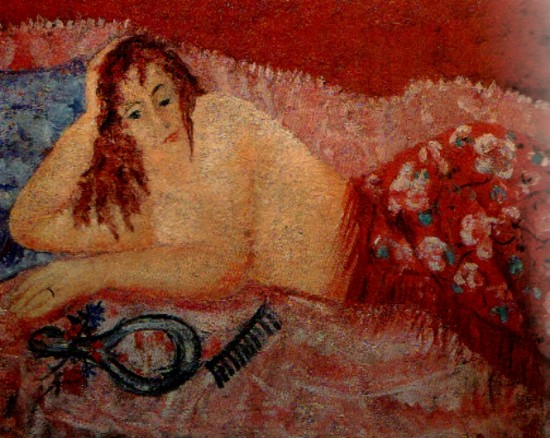 Pincherle Adriana Nudo con scialle
