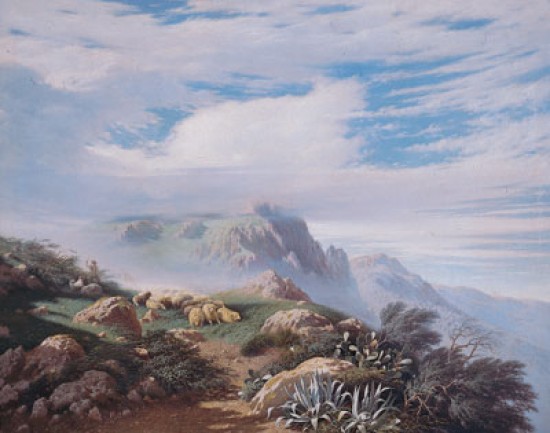 Lojacono Francesco Vento di montagna 1872,