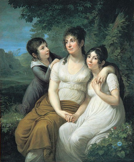 Andrea Appiani Ritratto di Madame Petiet con i figli,