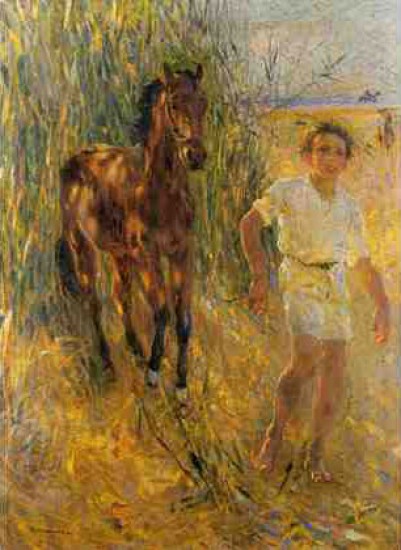 Plinio Nomellini - Il polledro