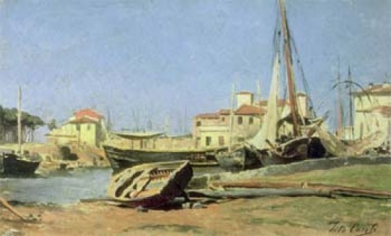 Tito Conti - La Darsena. Viareggio