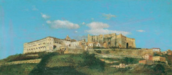 Alceste Campriani Veduta della Certosa di San Martino e di Castel Sant'Elmo