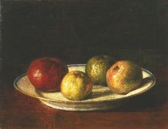 Fantin Latour Piatto di mele