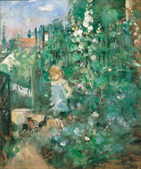 Berthe Morisot  Bambina fra le rose