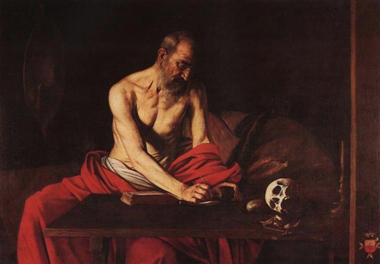 Caravaggio San Gerolamo