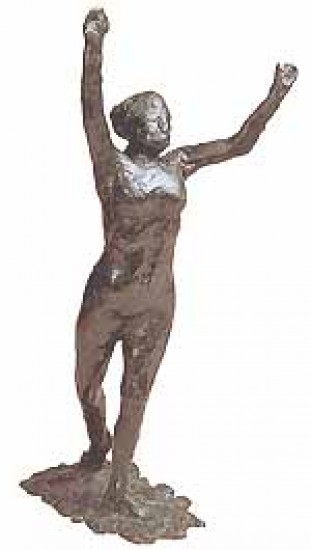 Edgar Degas Danseuse s'avançant,les bras levés