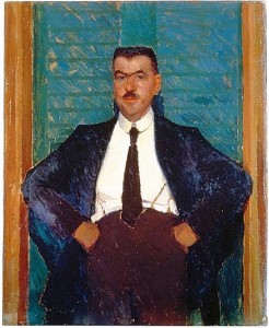 Oscar Ghiglia, Ritratto di Romolo Monti, cm 51 x 41,5