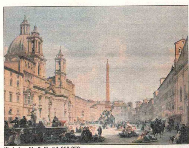 Ippolito Caffi Veduta di Piazza Navona Roma