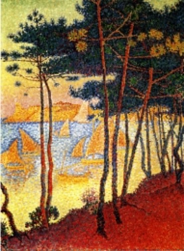 Paul Signac, Vele e pini,