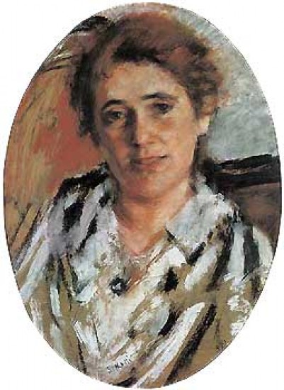 Sironi Mario .  Ritratto di Margherita Sarfatti, 1916-17