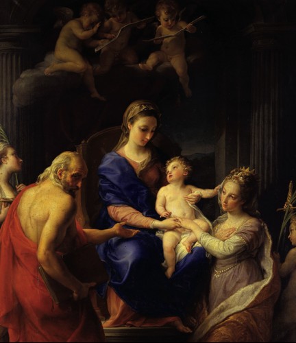 Batoni Il mtrimonio di S.caterina